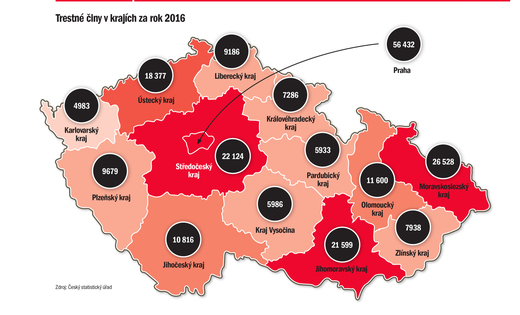 Mapa kriminality.