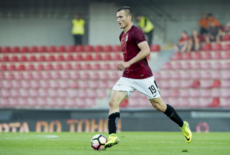 Slovenský obránce pražské Sparty Lukáš Štětina.