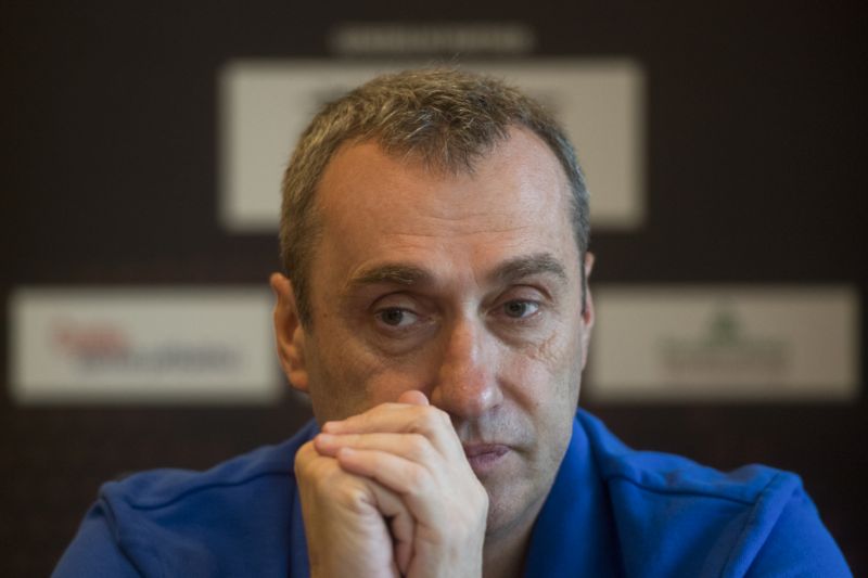 Trenér basketbalové reprezentace Ronen Ginzburg. 