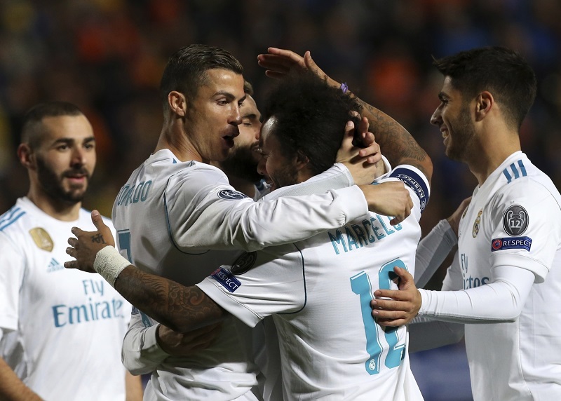 Fotbalisté Realu se radují z postupu do osmifinále LM