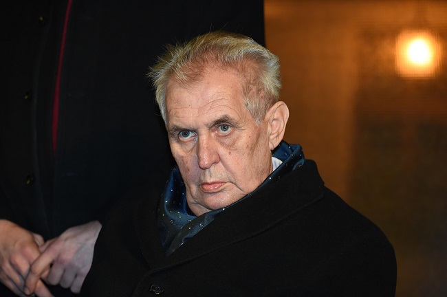 Prezident republiky Miloš Zeman.