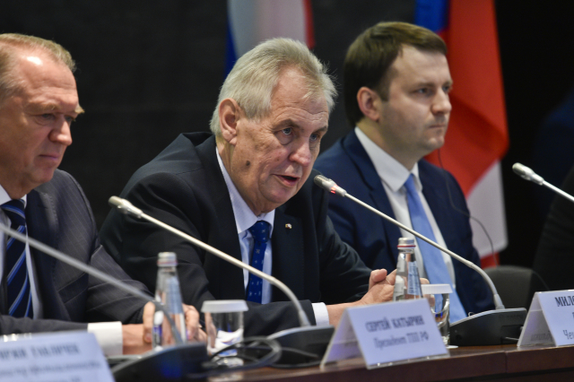 Prezident Miloš Zeman.