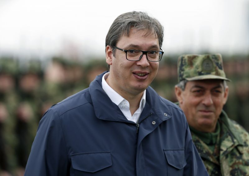 Srbský prezident Aleksandar Vučić.
