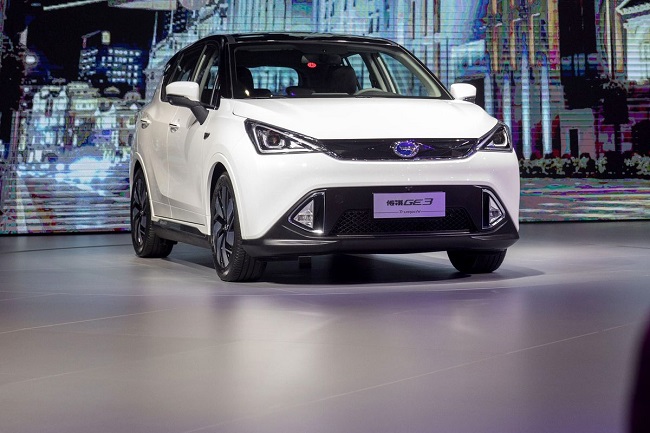 Automobil značky Trumpchi.