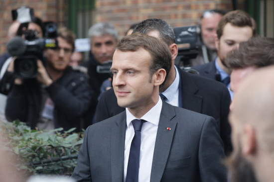 Francouzský prezident Emmanuel Macron.