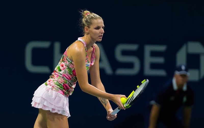 Česká tenistka Kristýna Plíšková na US Open.