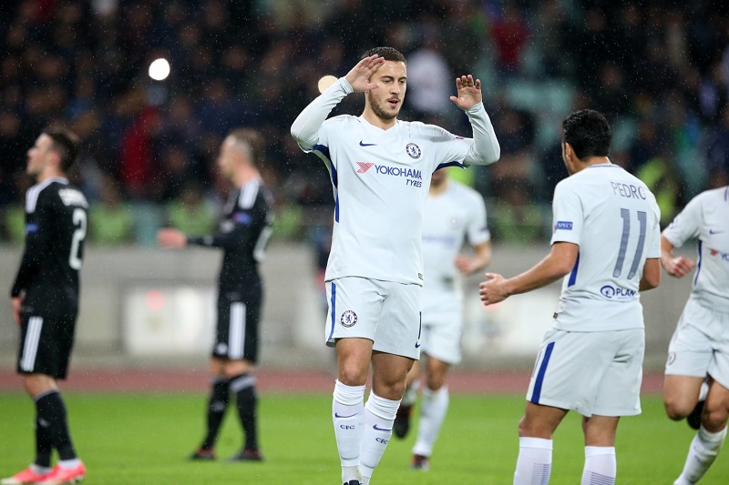 Fotbalisté Chelsea vyhráli proti Karabachu 4:0.