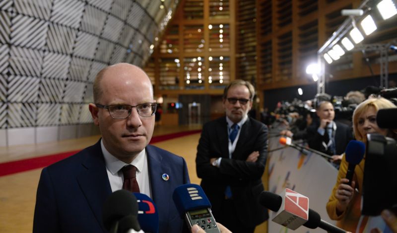 Premiér Bohuslav Sobotka.