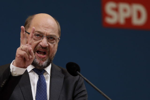 Předseda sociálních demokratů Martin Schulz.