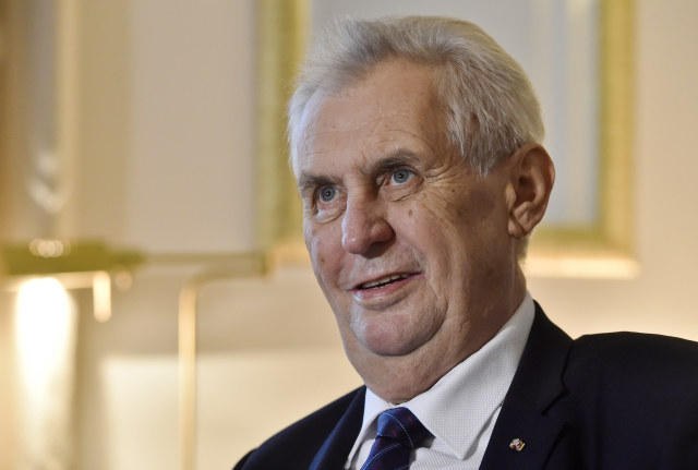 Prezident Miloš Zeman.