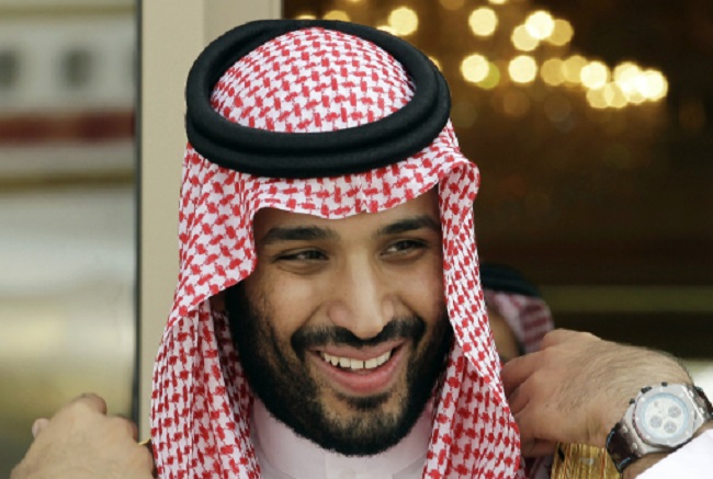 Saúdskoarabský korunní princ Muhammad bin Salmán.