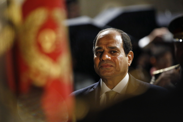 Egyptský prezident Abdal Fattáh Sísí.