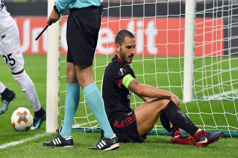 Italský stoper Leonardo Bonucci si přivodil pořádnou ostudu.