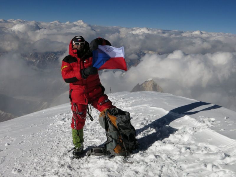 Radek na poslední osmitisícovce, K2.