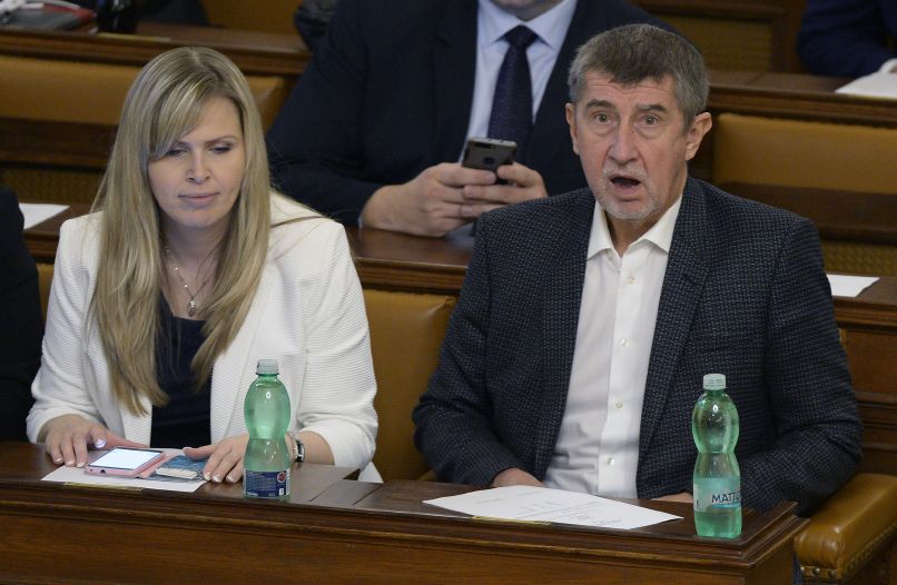 Andrej Babiš ve sněmovně.