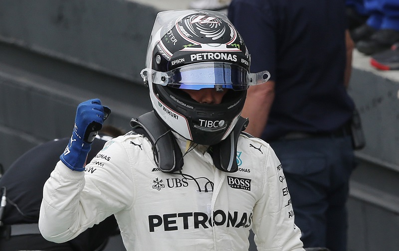 Závodník F1 Valteri Bottas.