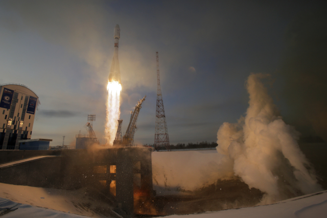 Raketa Sojuz-2.1b vynesla do vesmíru družici Meteor-M.