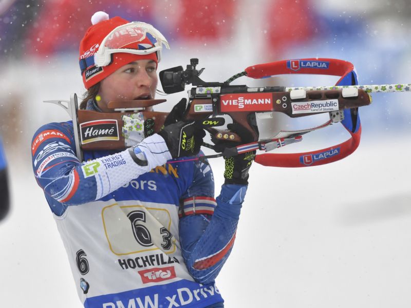 Biatlonistce Veronice Vítkové start Světového poháru nevyšel (archivní foto).