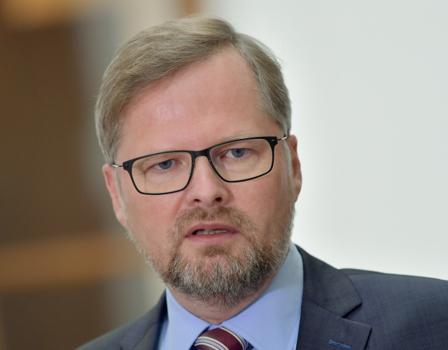 Předseda ODS Petr Fiala.