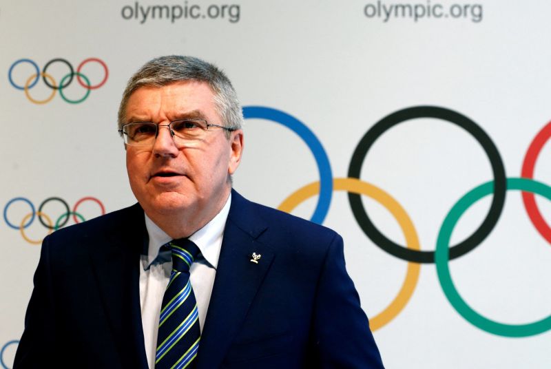 Předseda mezinárodního olympijského výboru Thomas Bach.