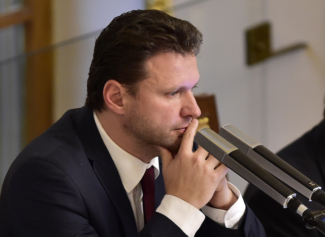 Předseda sněmovny Radek Vondráček (ANO).