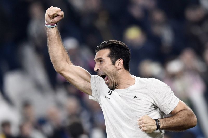 Fotbalový brankář Gianluigi Buffon.