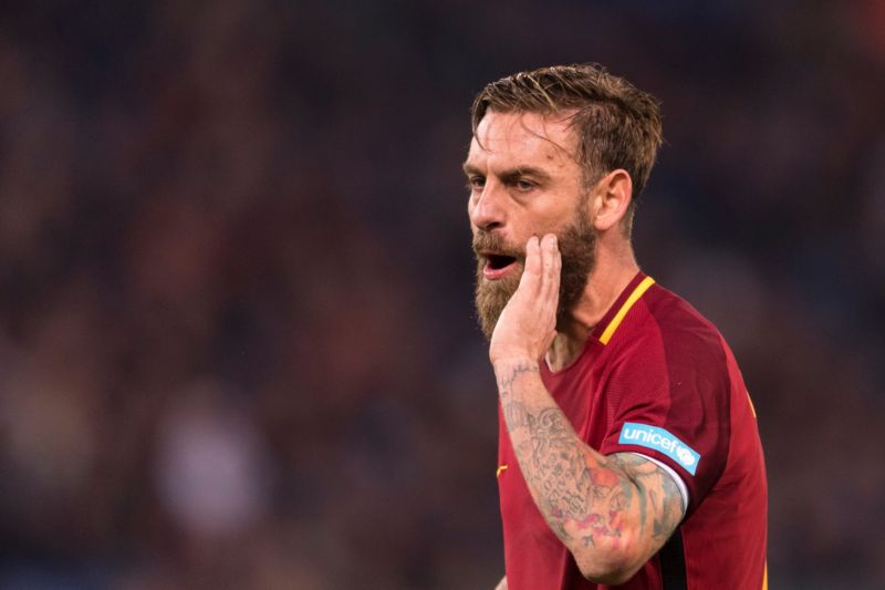 Kapitán AS Řím Daniele De Rossi. 