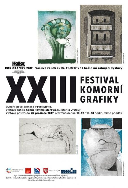 Pozvánka na Festival komorní grafiky.