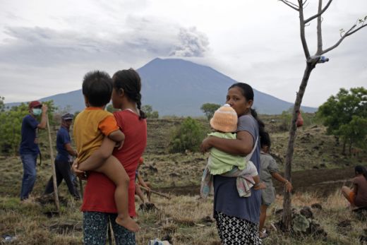 Sopka v Indonésii.