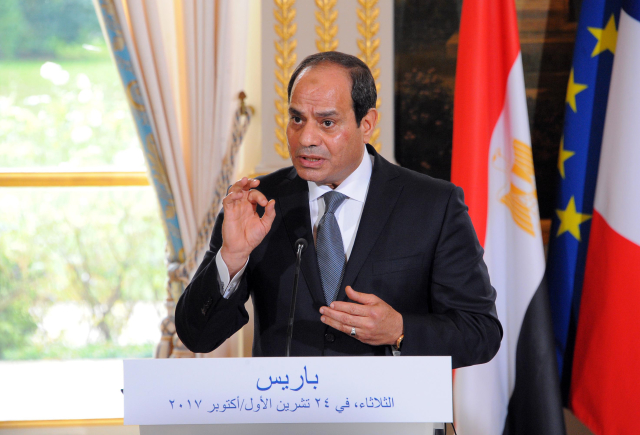 Egyptský prezident Abdal Fattáh Sísí.