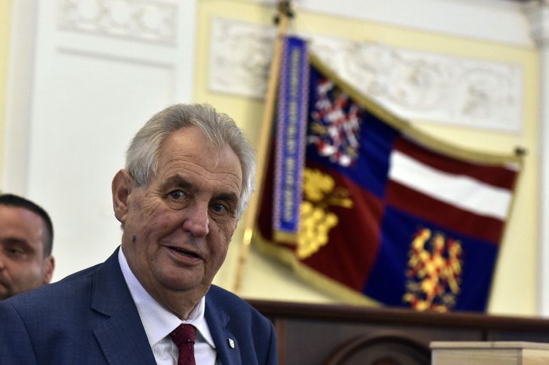 Prezident Miloš Zeman.