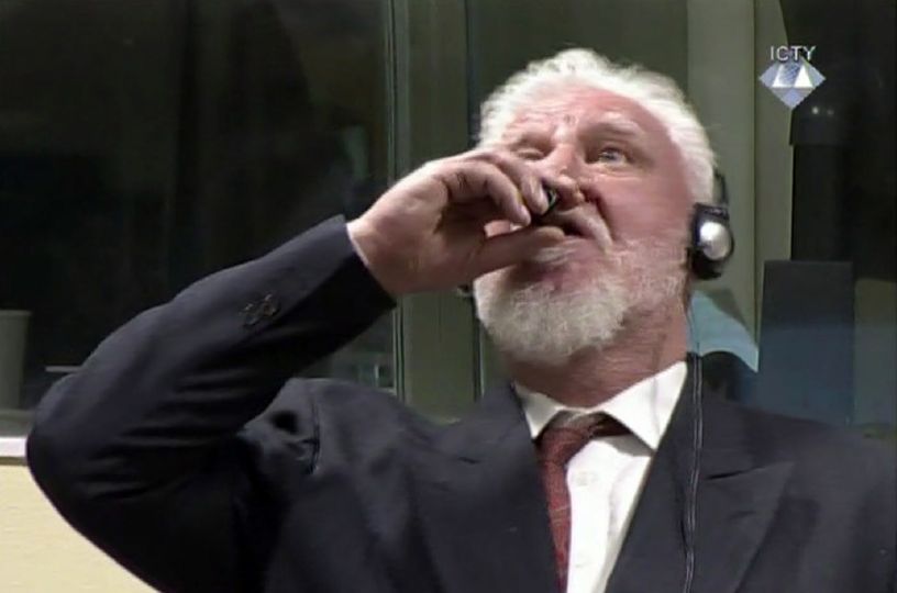 Bývalý velitel bosenských Chorvatů Slobodan Praljak.