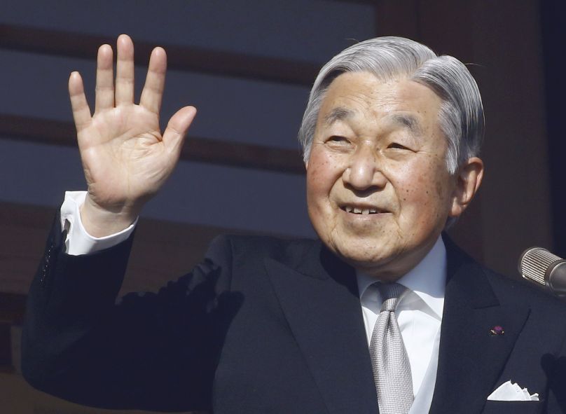 Japonský císař Akihito.