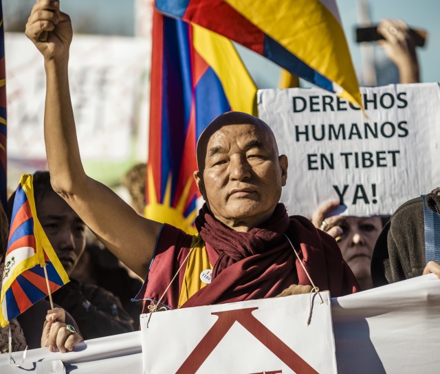 Tibetský mnich. 