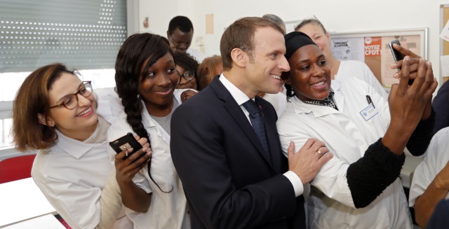 Emmanuel Macron. 