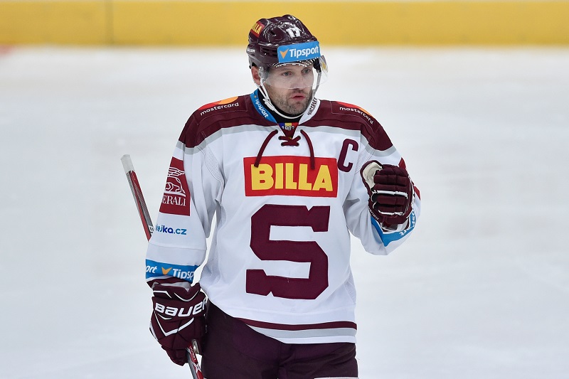 Útočník Sparty Jaroslav Hlinka.