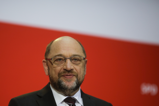 Šéf SPD Martin Schulz.