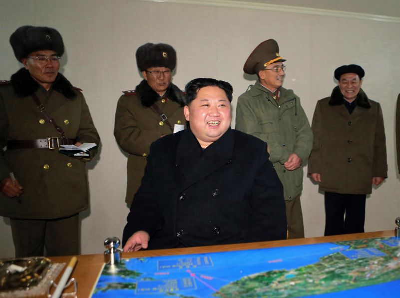 Vůdce KLDR Kim Čong-un. Vůdce KLDR Kim Čong-un.