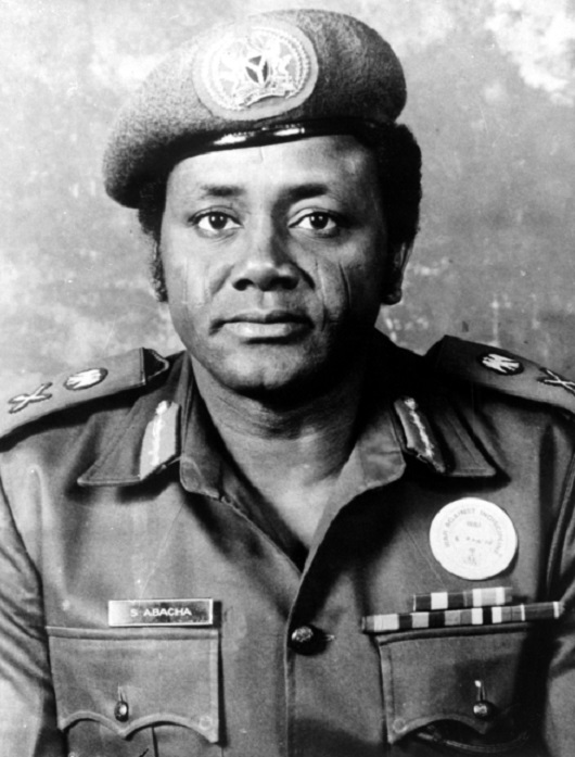 Diktátor Sani Abacha.  