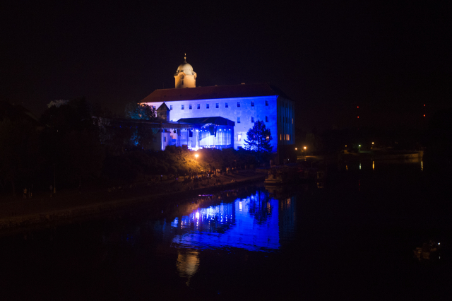 Zámek v Poděbradech, kde probíhá festival Soundtrack Poděbrady. 