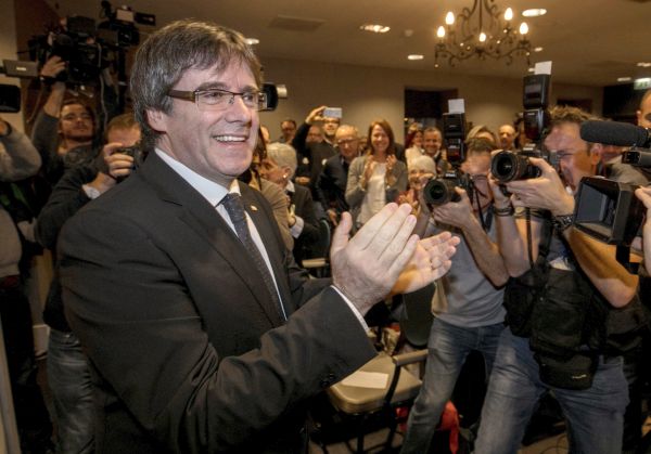 Katalánský expremiér Carles Puigdemont.