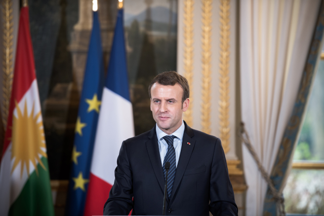 Francouzský prezident Emmanuel Macron.