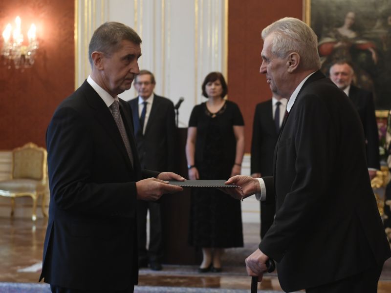 Jmenování Andreje Babiše premiérem.