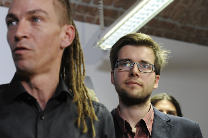Ivan Bartoš (vlevo) a Jakub Michálek.
