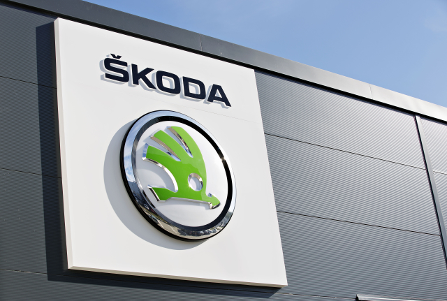 Logo Škoda Auto.
