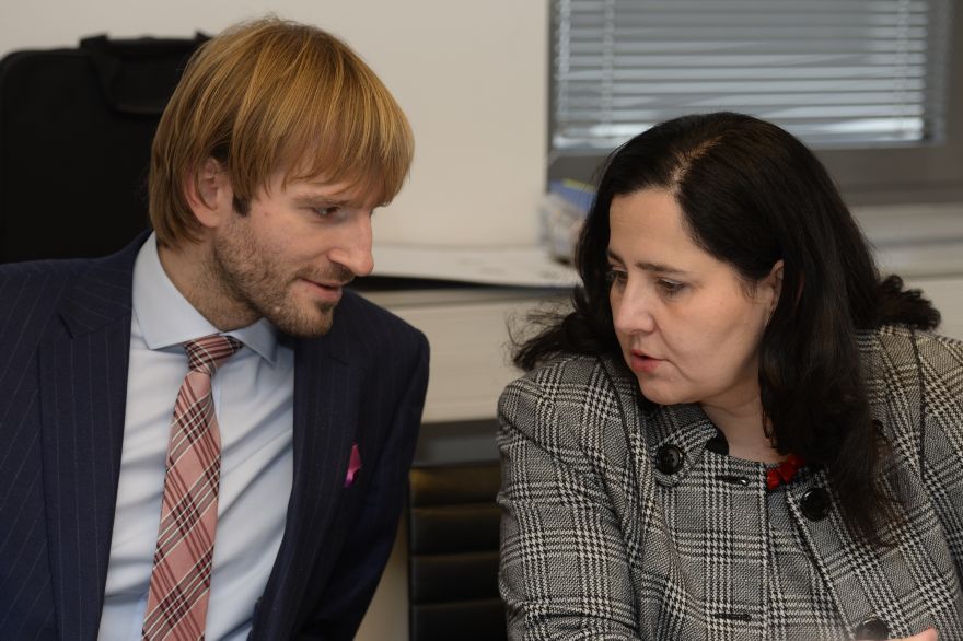 Budoucí ministři zdravotnictví Adam Vojtěch a práce a sociálních věcí Jaroslava Němcová.