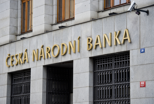 Česká národní banka v Praze. 