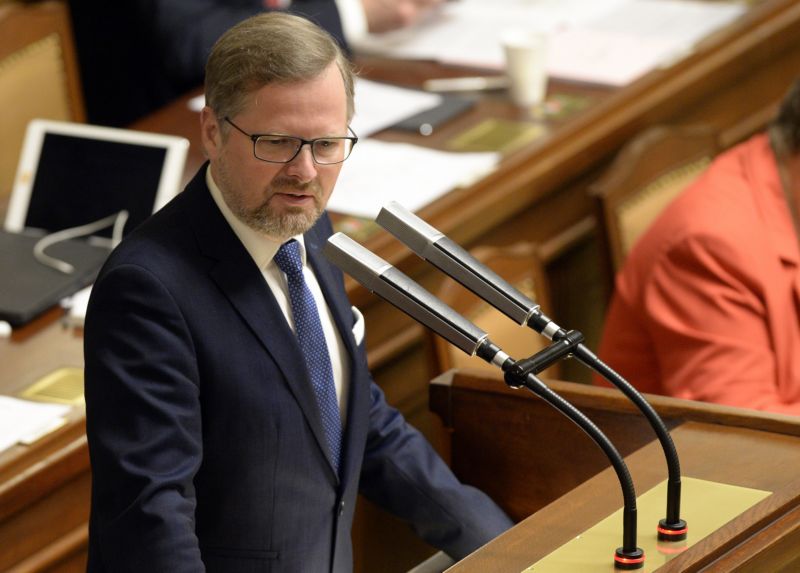Předseda ODS Petr Fiala.