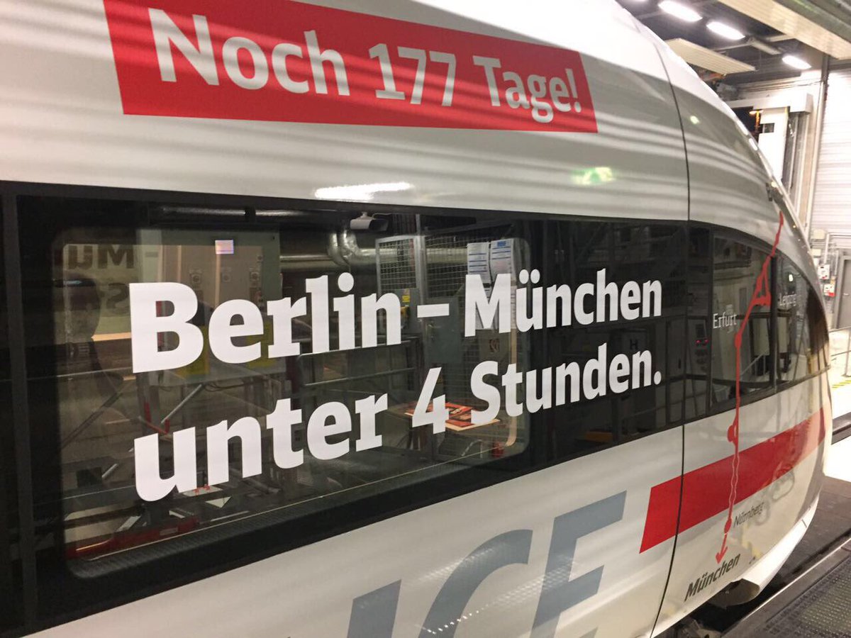 Německo oslaví rychlé vlakové spojení Berlín-Mnichov.