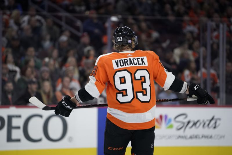 Jakub Voráček je nejproduktivnějším hráčem Philadelphie.